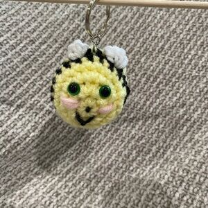 Crochet Bee Keychain